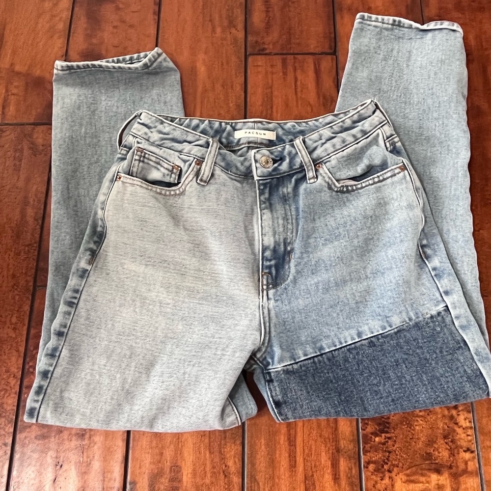 PACSUN PATCHWORK JEANS